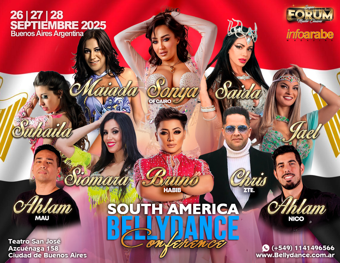 maestros del South-America-Bellydance-2025-en-Buenos-Aires-Argentina